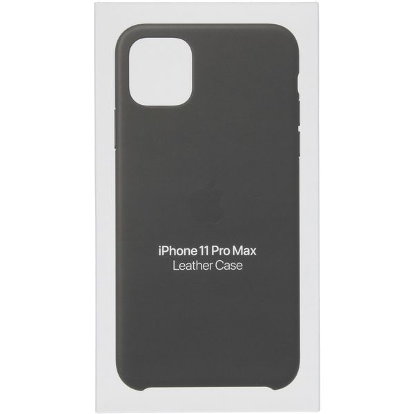 Apple Cover in Pelle iPhone 11 Pro Max - Black