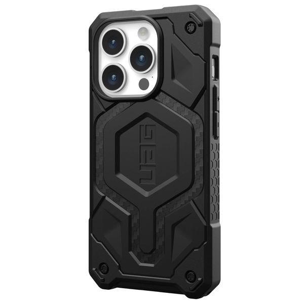 UAG Cover Posteriore Monarch Pro Apple iPhone 15 Pro - Carbon Fiber