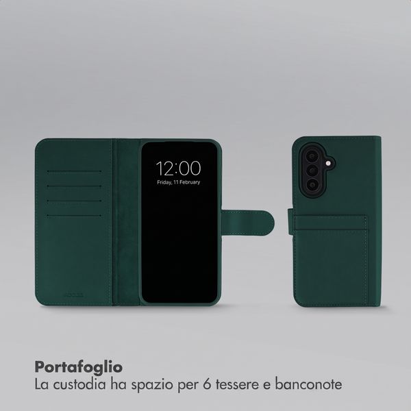 Accezz Cover a libro Edge rimovibile con MagSafe Samsung Galaxy A27 (5G) - Verde