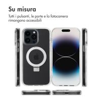 Accezz Cover con anello e supporto con MagSafe Apple iPhone 14 Pro Max - Trasparente