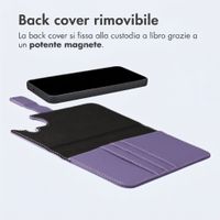 imoshion Cover a libro di lusso 2-in-1 rimovibile Samsung Galaxy A17 (5G) / (4G) - Viola