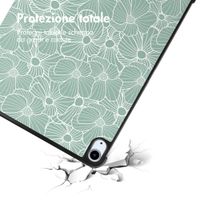 imoshion Cover Trifold Design Apple iPad Air 11 pollici (2026) M4 / (2025) M3 / (2024) M2 / Air 5 (2022) / Air 4 (2020) - Botanica