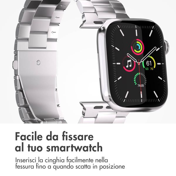 imoshion Cinturino in acciaio Apple Watch | 44/45/46/49 mm - Argento