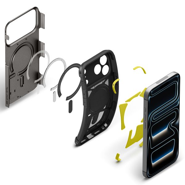 Spigen Cover Posteriore Corazzata Tough con MagSafe Apple iPhone 18 Pro Max / 17 Pro Max - Gunmetal