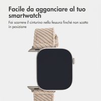 imoshion Cinturino in velluto a coste Apple Watch | 38/40/41/42 mm - Beige