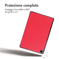 imoshion Cover a libro Trifold Samsung Galaxy Tab A11 Plus - Rosso