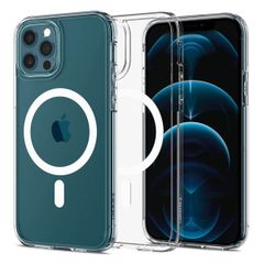 Spigen Cover Posteriore Ultra Ibrida con MagSafe Apple iPhone 12 (Pro) - White