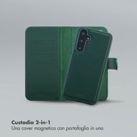 Selencia Libreria rimovibile Olyn con MagSafe Samsung Galaxy A55 - Verde
