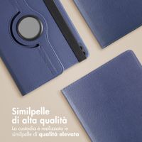 imoshion Cover Girevole a 360° Samsung Galaxy Tab S11 Ultra - Blu scuro