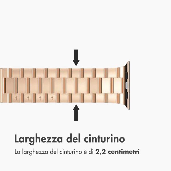 imoshion Cinturino in acciaio Apple Watch | 44/45/46/49 mm - Oro rosa