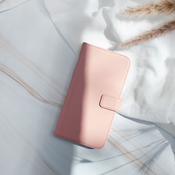 Selencia Cover a libro in vera pelle Apple iPhone 11 - Dusty Pink