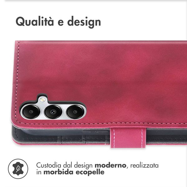 imoshion Cover a libro con Cordino Samsung Galaxy A17 (5G) / (4G) - Rosso