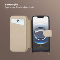 Selencia Cover Riva con MagSafe e cordino Apple iPhone 17e / 16e - Beige