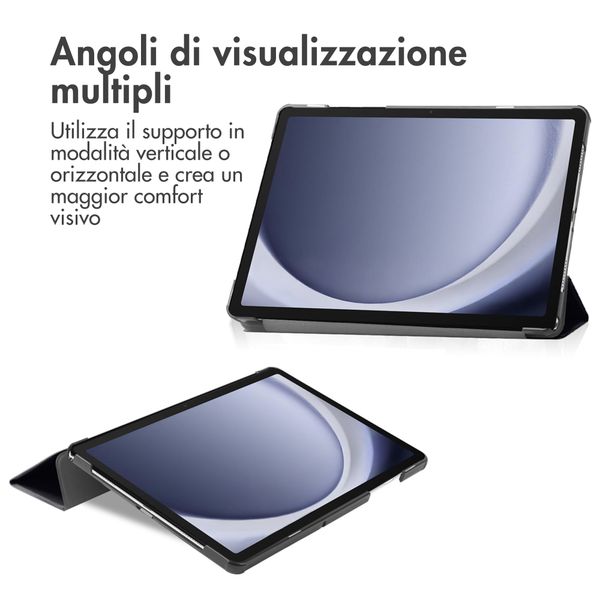 imoshion Cover Trifold Design Samsung Galaxy Tab A11 Plus / A9 Plus - Don't touch