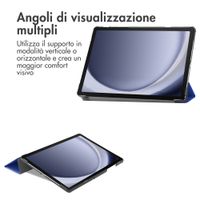 imoshion Cover a libro Trifold Samsung Galaxy Tab A9 Plus - Cobalt Blue