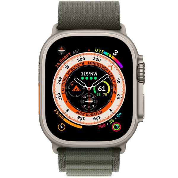 Apple Cinturino Alpine Loop Apple Watch | 44/45/46/49 mm - Taglia M - Green