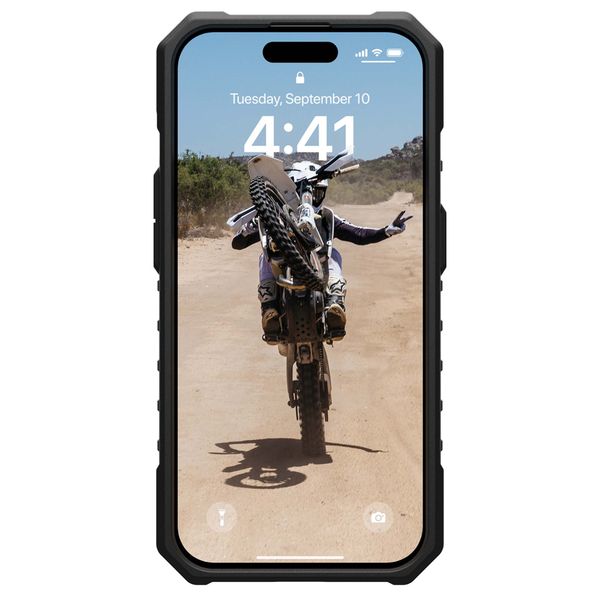 UAG Cover Posteriore Pathfinder con MagSafe Apple iPhone 15 Pro - Ice Clear