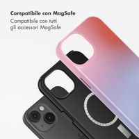 Selencia Cover posteriore Vivid con MagSafe Apple iPhone 14 - Gradient Soft Blush