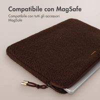 Selencia Cover laptop teddy 13-14 pollici - Choco Brown
