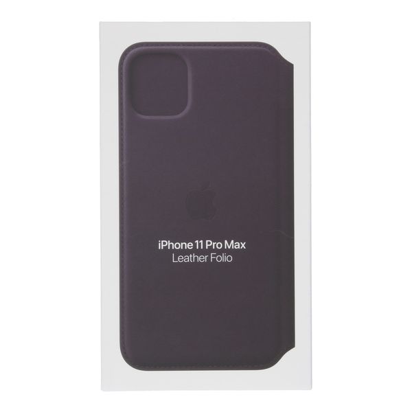 Apple Cover a libro in Pelle con Chiusura Apple iPhone 11 Pro Max - Melanzana