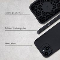 Accezz Cover Posteriore Resistente con MagSafe Apple iPhone 13 - Nero