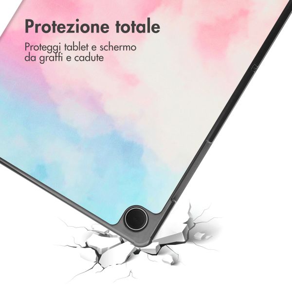 imoshion Cover Trifold Design Samsung Galaxy Tab A11 Plus / A9 Plus - Sky