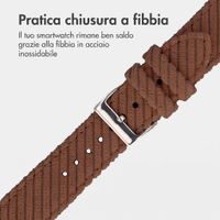 imoshion Cinturino in velluto a coste Apple Watch | 44/45/46/49 mm - Marrone