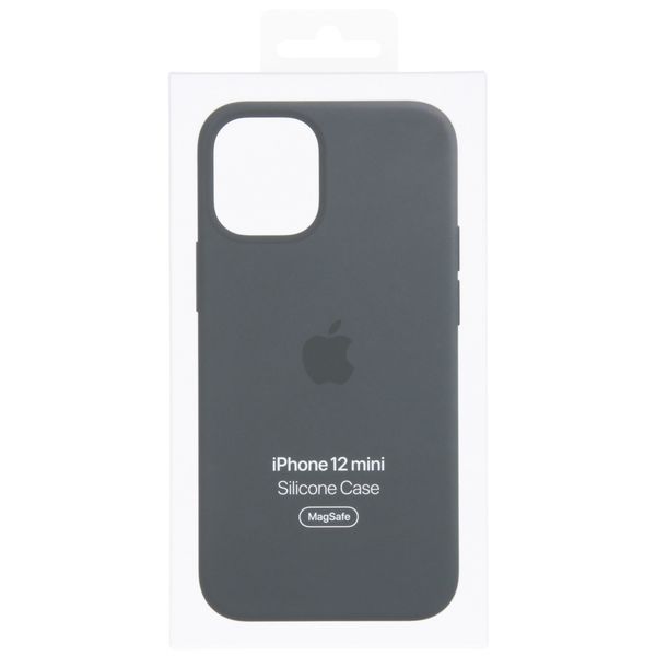 Apple Cover Posteriore in Silicone con MagSafe Apple iPhone 12 Mini - Black