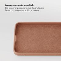 Selencia Libreria rimovibile Olyn con MagSafe Samsung Galaxy A57 (5G) - Marrone