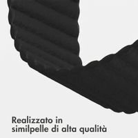 imoshion Cinturino magnetico in pelle sintetica Apple Watch | 38/40/41/42 mm - Nero