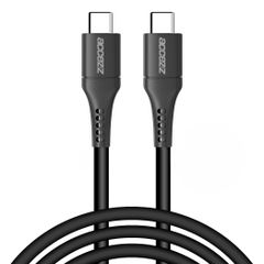 Accezz Cavo da USB-C a USB-C - 2 metri - Nero
