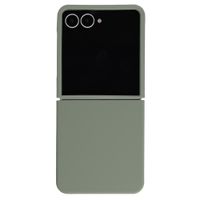 Accezz Cover in silicone liquido con MagSafe Samsung Galaxy Z Flip 8 - Cooper Green