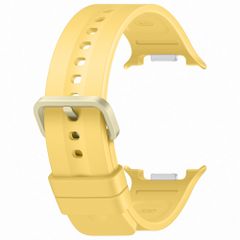 Samsung Cinturino Sport originale Samsung Galaxy Watch 9 (40/44mm) / Watch 8 (40/44mm) / Classic (46mm) - Taglia S/M - Giallo