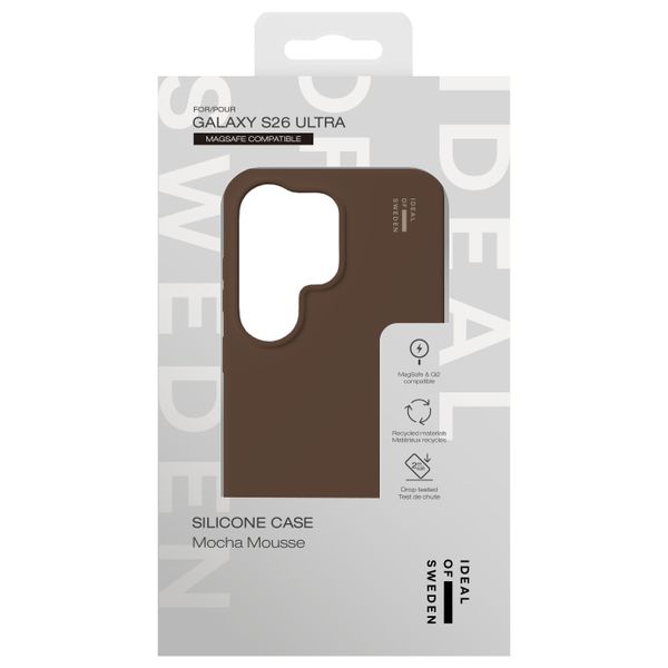 iDeal of Sweden Cover in silicone con MagSafe Samsung Galaxy S26 Ultra - Mocha Mousse