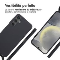 imoshion Cover in Silicone con Cordino Samsung Galaxy S24 FE - Nero