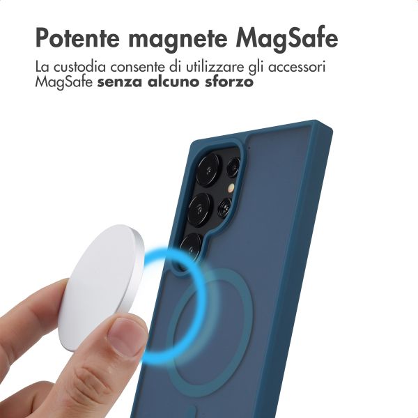 imoshion Cover posteriore Color Guard con MagSafe Samsung Galaxy S24 Ultra - Blu scuro