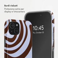 Selencia Cover Posteriore Vivid Apple iPhone 15 - Dream Swirl Chocolate