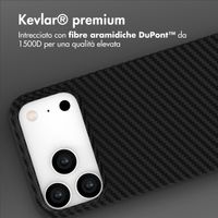Accezz Cover MagSafe Kevlar® Apple iPhone 17 Pro - Nero