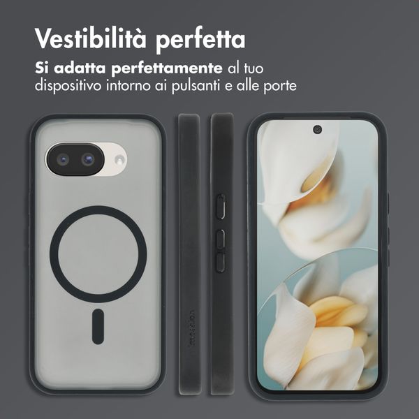 imoshion Cover posteriore Color Guard con MagSafe Google Pixel 9A - Nero