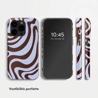 Selencia Cover Posteriore Vivid Apple iPhone 15 Pro - Dream Swirl Chocolate