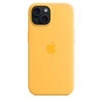Apple Cover Posteriore in Silicone con MagSafe Apple iPhone 15 - Sunshine