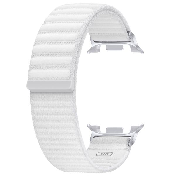 Samsung Cinturino in tessuto originale Samsung Galaxy Watch 8 (40/44mm) / Classic (46mm) - S/M - Bianco
