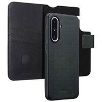 Accezz Cover in pelle 2 in 1 con MagSafe Samsung Galaxy A36 / A56 - Onyx Black