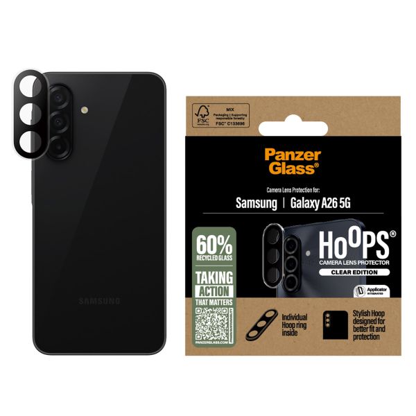 PanzerGlass Pellicole protettive fotocamera Hoops Optic Rings Samsung Galaxy A26 - Trasparente
