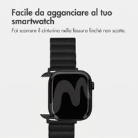 imoshion Cinturino magnetico in pelle sintetica Apple Watch | 38/40/41/42 mm - Nero