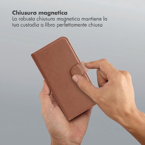 Selencia Libreria rimovibile Olyn con MagSafe Samsung Galaxy A57 (5G) - Marrone