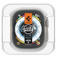 Spigen EZ FIT Glas.tR pellicola protettiva in vetro con applicatore Apple Watch Ultra - 49 mm - Trasparente