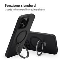 Accezz Cover con anello e supporto con MagSafe Apple iPhone 14 Pro Max - Nero