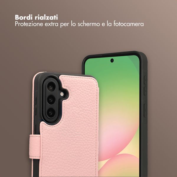 Selencia Cover Riva con MagSafe e cordino Samsung Galaxy A57 (5G) - Old Pink