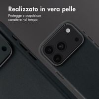 Accezz Cover in Pelle con MagSafe Apple iPhone 18 Pro Max / 17 Pro Max - Onyx Black